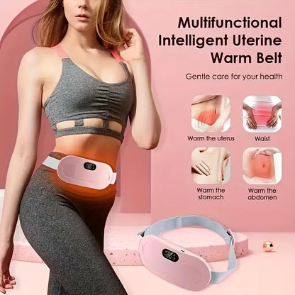 Buy 1 Get 1 Free Heating Pad for Menstrual, Designed for The Abdomen And Lower Back, This Electric Heating Belt Provides Warmth And Massage During Your Period